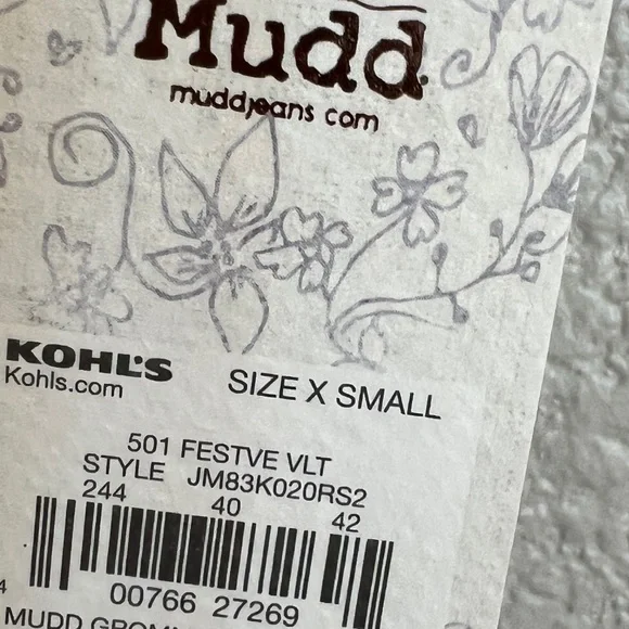 Mudd Women's Mauve Short Sleeve Tee - Picture 5 of 5